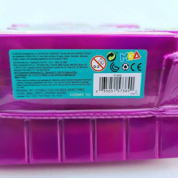 Na Na Na Surprise Teens Rebel Dare 11" Soft Fabric Fashion Doll Series 1 SEALED - Picture 4 of 4